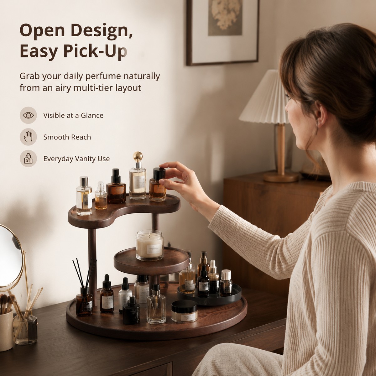 Desk Setup Essentials - Selected Makeup Storage Box Essential Oil
