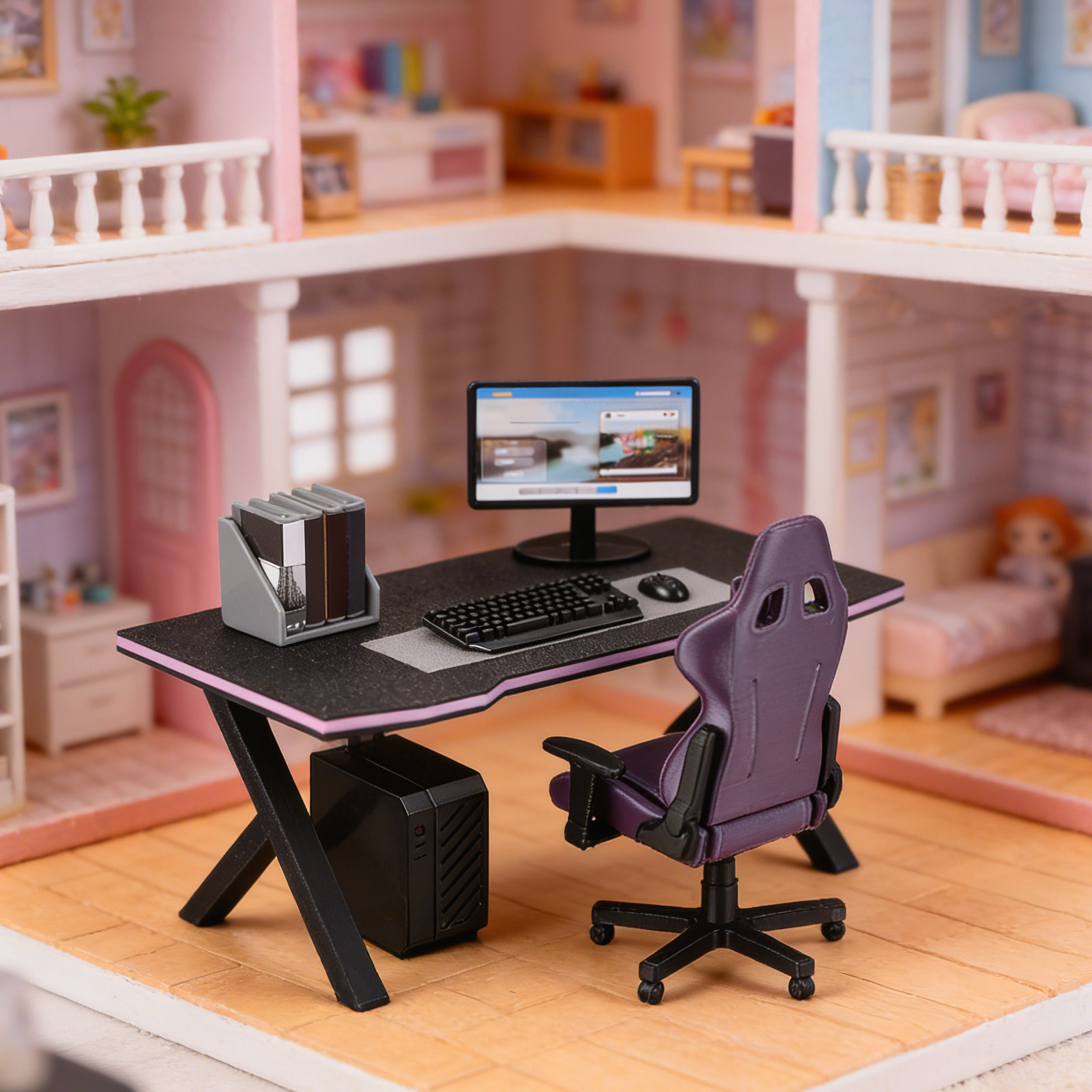 1Set Miniature Gaming Desk and - Desk Setup Diy review and price