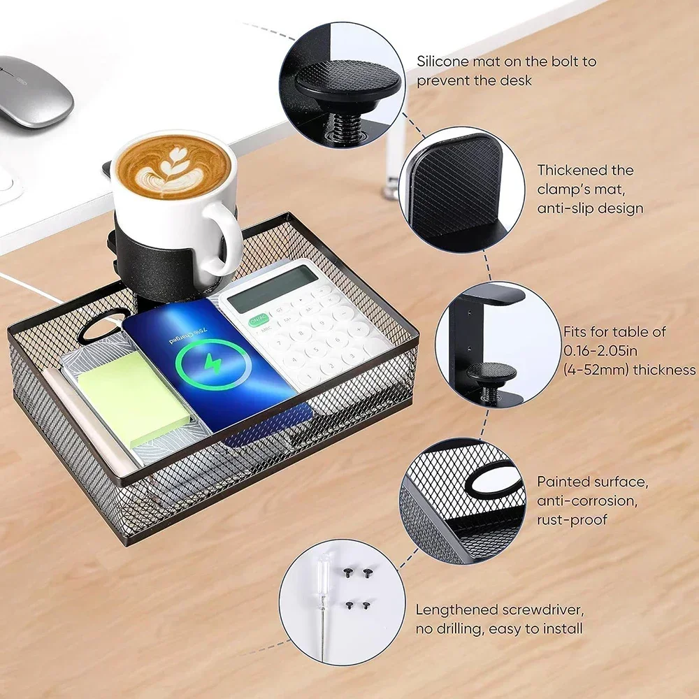 Under-desk Hidden Storage Rack - Desk Drawer Unit review and price