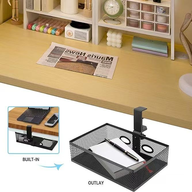 Under-desk Hidden Storage Rack - Desk Drawer Unit review and price