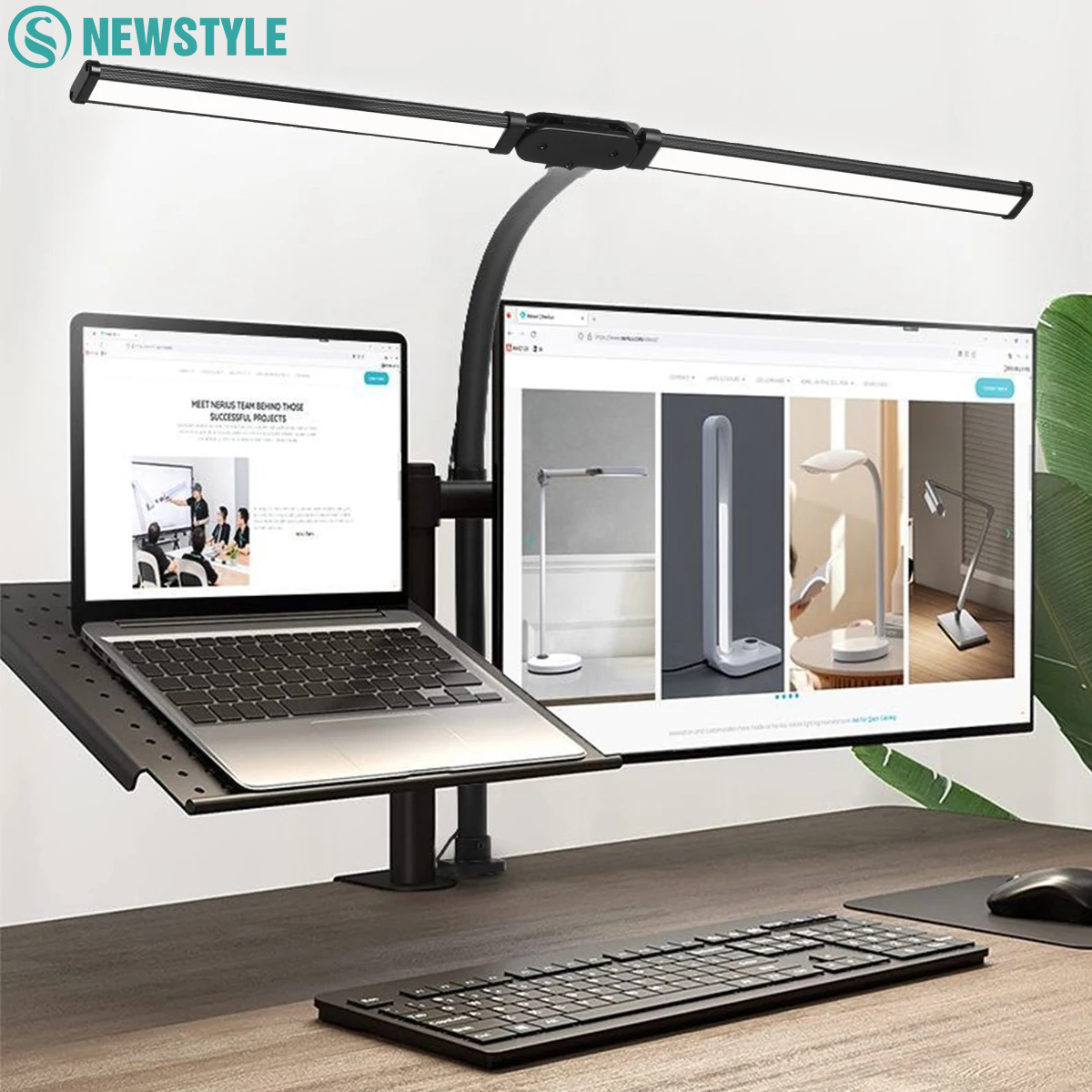 Eye-care LED Clip Metal Desk L - Desk Setup Office review and price