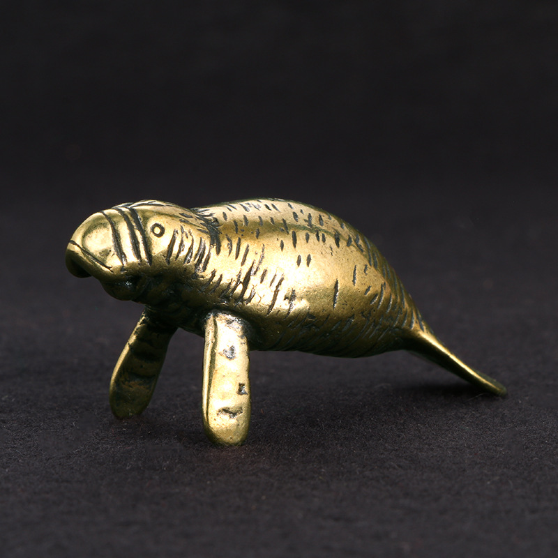 Brass Florida Manatee Decorati - Desk Setup Retro review and price