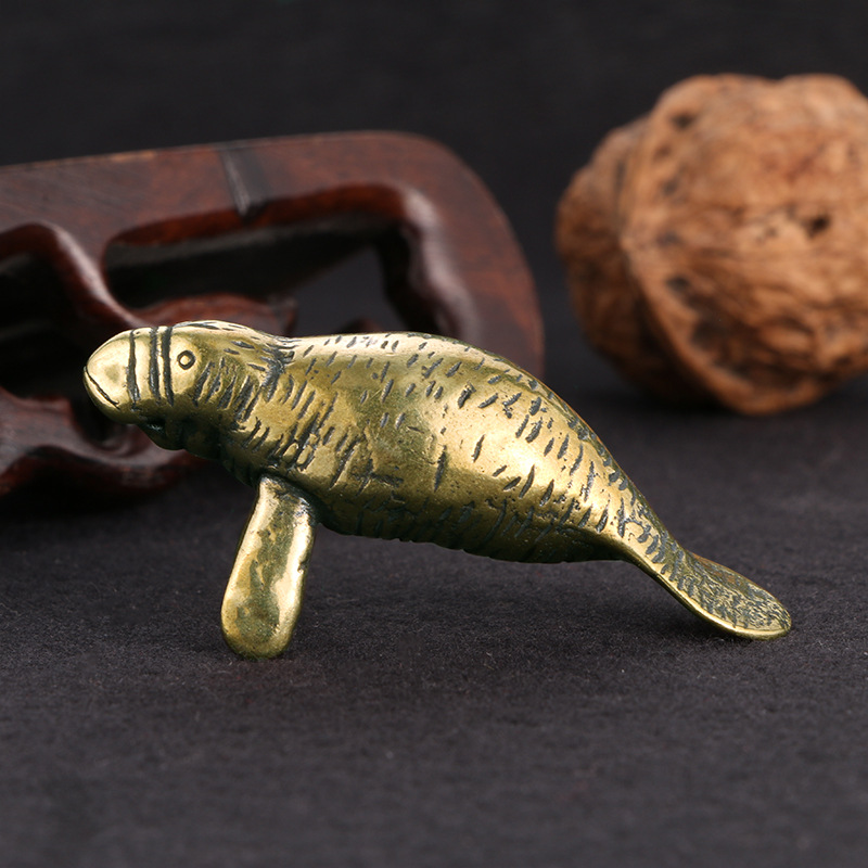 Brass Florida Manatee Decorati - Desk Setup Retro review and price