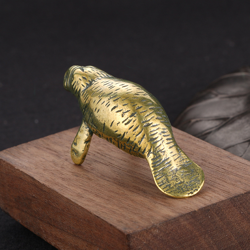 Brass Florida Manatee Decorati - Desk Setup Retro review and price