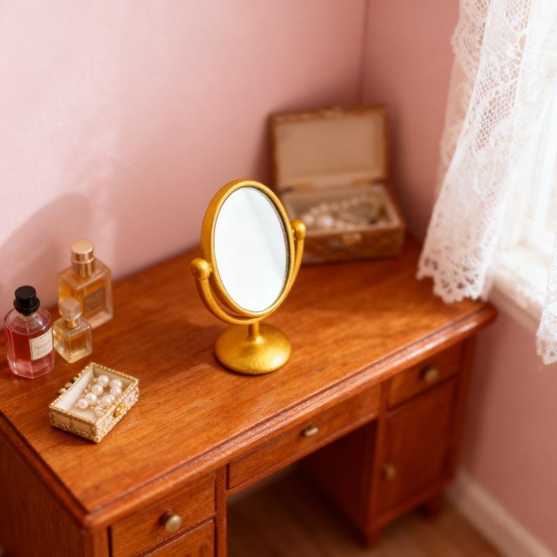 1Pcs Miniature Retro Mirror Dr - Desk Setup Retro review and price