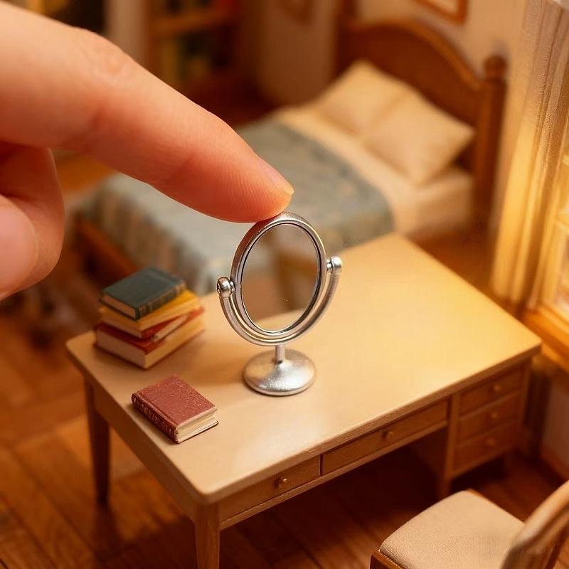 1Pcs Miniature Retro Mirror Dr - Desk Setup Retro review and price
