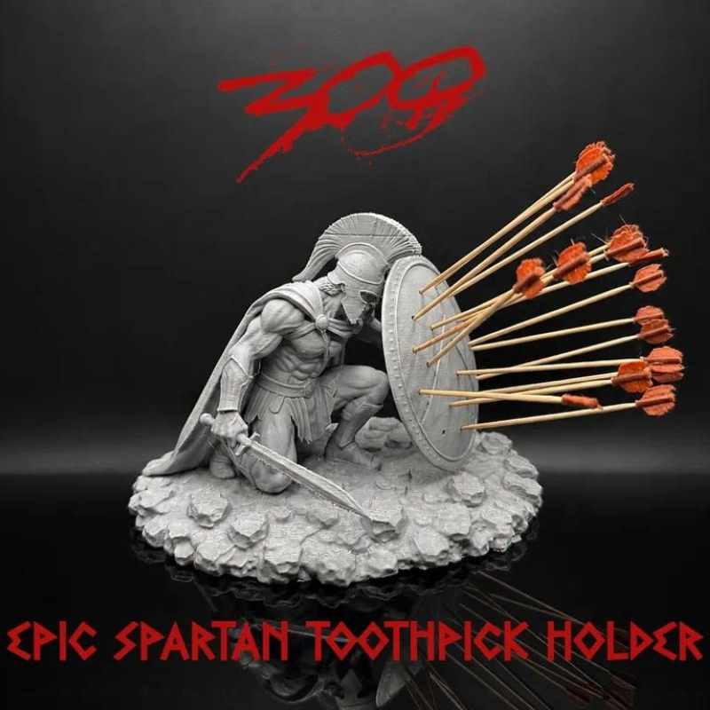 Creative Spartan Warrior Tooth - Desk Setup Retro review and price