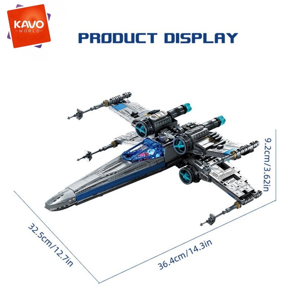 KAVOWORLD 1271pcs Sci-Fi Space - Desk Setup Diy review and price