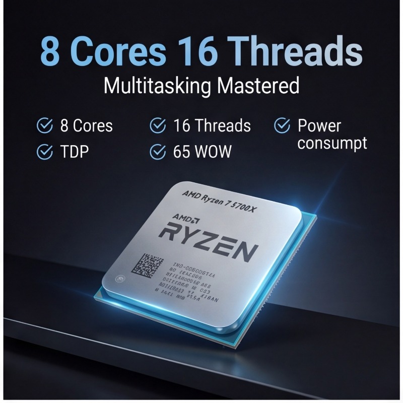 AMD Ryzen 7 5700X Processor Fo - Amd Cpu Ryzen 7 review and price