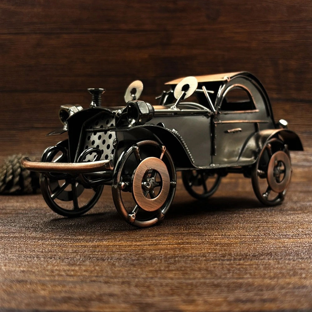 Antique Iron Car Model Ornamen - Desk Setup Retro review and price