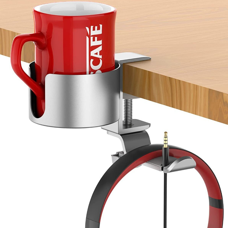 Premium Rotating Cup Holder Al - Desk Setup Office review and price