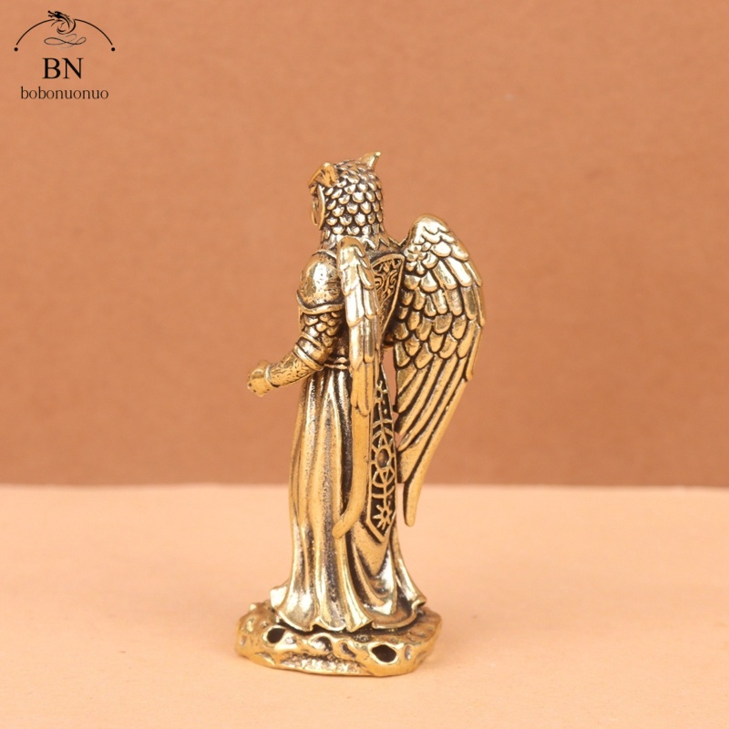 Retro Brass Owl Knight Prophet - Desk Setup Retro review and price