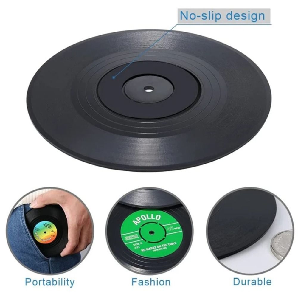2/4/6PCS Retro Vinyl Record Cu - Desk Setup Retro review and price