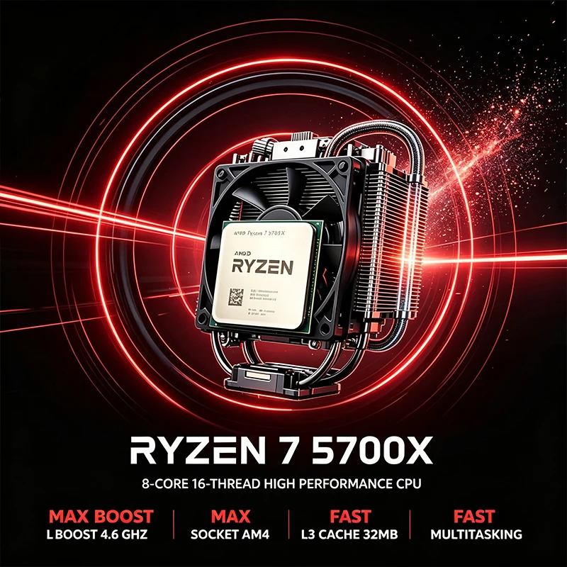 AMD Ryzen 7 5700X Processor 8- - Amd Cpu Ryzen 7 review and price