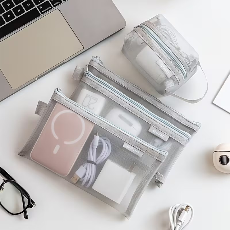 Gray Mesh Organizer Bags – for - Desk Drawer Unit review and price