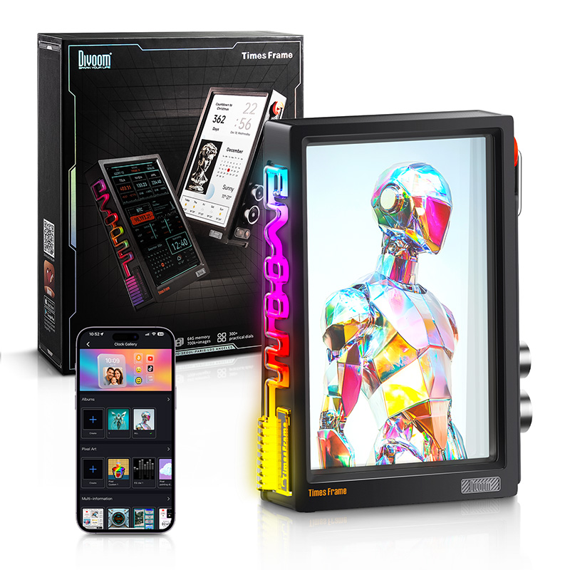 Divoom Times Frame Smart HD Sc - Desk Setup Diy review and price